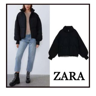 ザラ(ZARA)の最終値下げ　ZARA オーバーサイズ仕様パフジャケット 完売(ダウンジャケット)