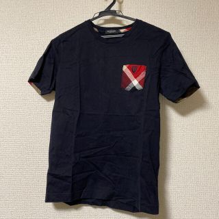 バーバリーブラックレーベル(BURBERRY BLACK LABEL)の【美品】バーバリー　ブラックレーベル　Tシャツ　Mサイズ(Tシャツ/カットソー(半袖/袖なし))