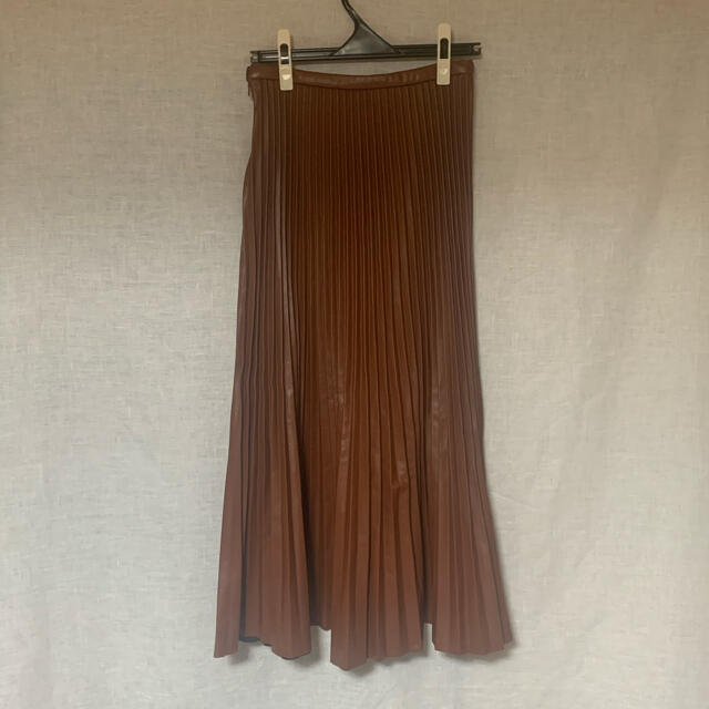 GRL(グレイル)のレザー　プリーツスカート レディースのスカート(ロングスカート)の商品写真