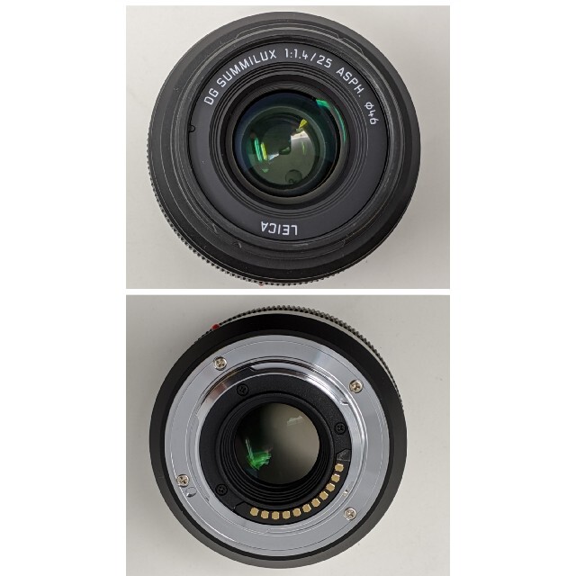 Panasonic(パナソニック)のPanasonic LEICA DG SUMMILUX 25mm F1.4 スマホ/家電/カメラのカメラ(レンズ(単焦点))の商品写真