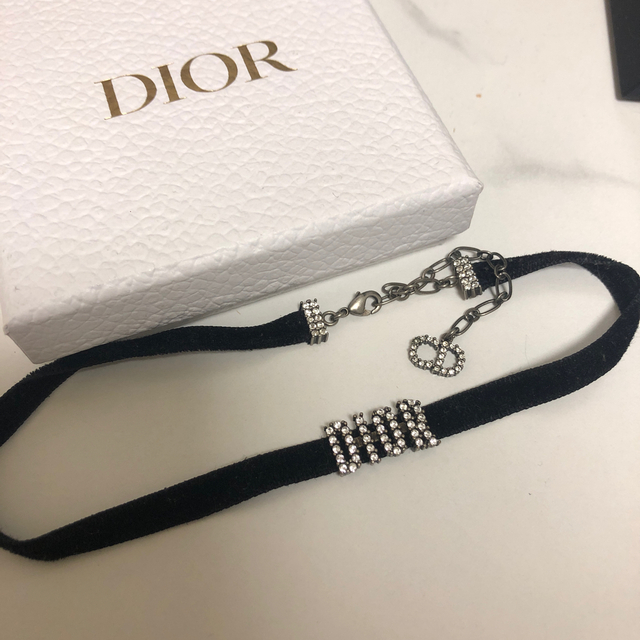 DIOR ディオール チョーカー Christian Dior ベロア