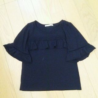 マジェスティックレゴン(MAJESTIC LEGON)のフリルTシャツカットソー♡マジェ(カットソー(半袖/袖なし))