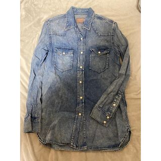 マウジー(moussy)のmoussy デニムワンピース(シャツ/ブラウス(長袖/七分))