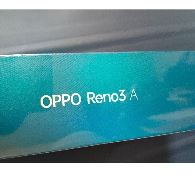 ANDROID(アンドロイド)の【新品_未開封品】OPPO Reno3 A ホワイト SIMフリー スマホ/家電/カメラのスマートフォン/携帯電話(スマートフォン本体)の商品写真