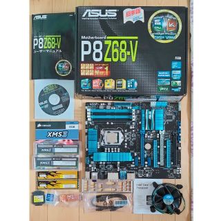 エイスース(ASUS)のCOREi7-2600K+ASUS P8Z68V+メモリセット(PCパーツ)