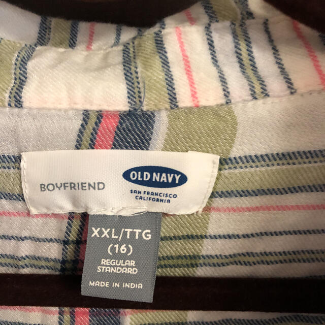 Old Navy(オールドネイビー)の専用です。　オールドネイビー チェックシャツ シャツワンピース  XXL レディースのトップス(シャツ/ブラウス(長袖/七分))の商品写真