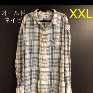 オールドネイビー(Old Navy)の専用です。　オールドネイビー チェックシャツ シャツワンピース  XXL(シャツ/ブラウス(長袖/七分))