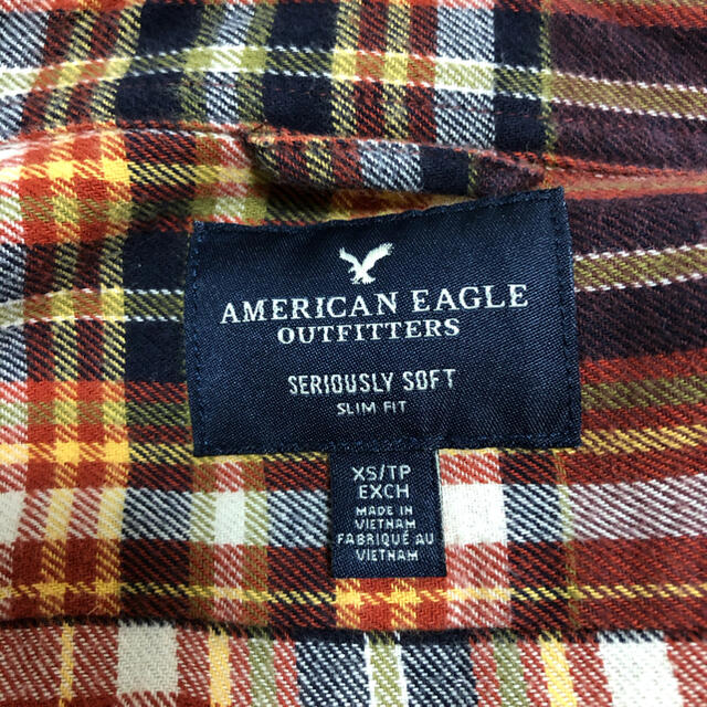 American Eagle(アメリカンイーグル)の【美品】アメリカンイーグル チェックシャツ メンズのトップス(シャツ)の商品写真