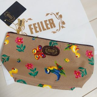 フェイラー(FEILER)のフェイラー ハイジ ポーチ　ララルカ ベージュ(ポーチ)