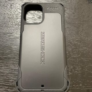 エレコム(ELECOM)のi Phone12 elecom ZERO SHOCKスマホケース黒(iPhoneケース)