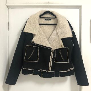 スタイルナンダ(STYLENANDA)の《期間限定値下げ中》ムートンコート ジャケット ブラック(ムートンコート)