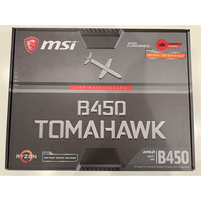 MSI B450 TOMAHAWK マザーボード　未使用品