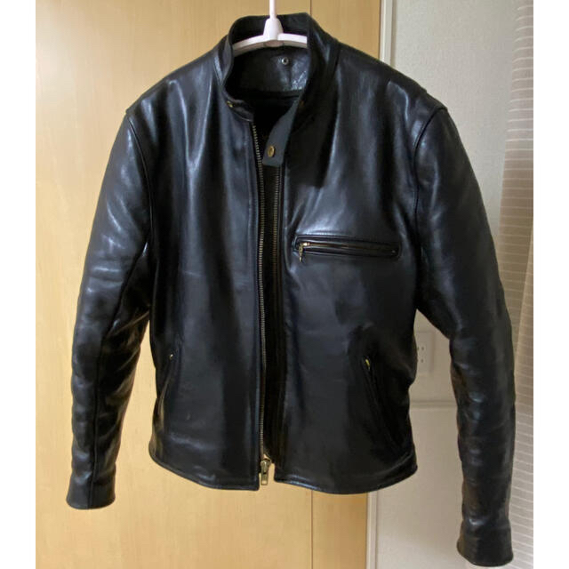 バンソン VANSON MODEL B シングル ライダース ブラック - ライダース