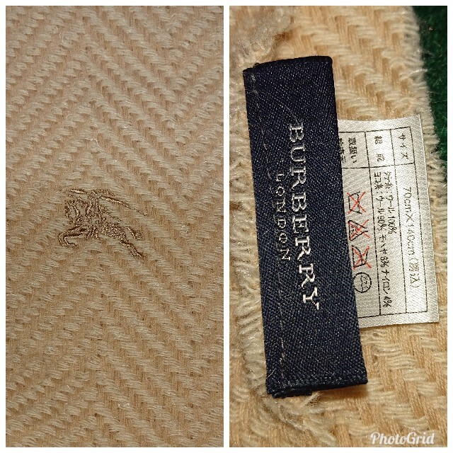 BURBERRY(バーバリー)のBURBERRY  バーバリー の 膝掛け ブランケット 白 (えるまー様) レディースのファッション小物(マフラー/ショール)の商品写真