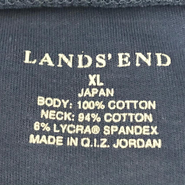 LANDS’END(ランズエンド)のランズエンド（LANDS‘END）タートルネック　XL ブルー メンズのトップス(ニット/セーター)の商品写真
