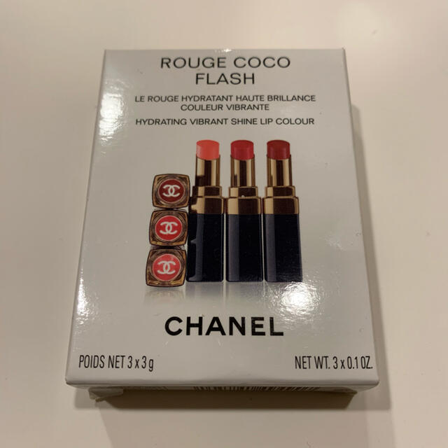 CHANEL rouge coco flash リップ3本セット