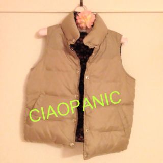 チャオパニック(Ciaopanic)の美品♡本格2wayダウン☆大幅値下げ！(ダウンベスト)