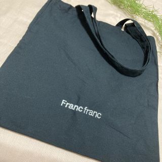 フランフラン(Francfranc)のフランフラン　ロゴトート　S ブラック(トートバッグ)