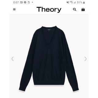 セオリー(theory)の19年 Theory Vネックニット(ニット/セーター)