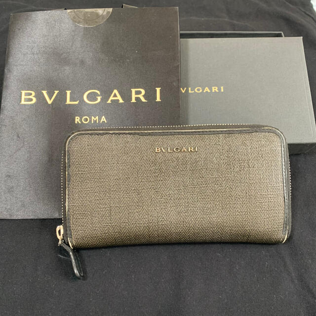 BVLGARI(ブルガリ)の【大幅値下げキャンペーン中】箱あり BVLGARI 長財布 メンズのファッション小物(長財布)の商品写真