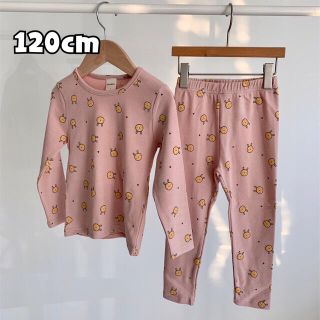 ◆新品◆ 120cm 韓国子供服、うさぎの柄ルームウェア(パジャマ)