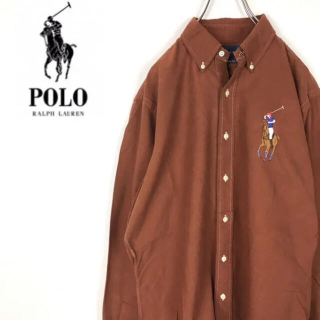 POLO RALPH LAUREN(ポロラルフローレン)の【美品】90s ラルフローレン BDシャツ メンズのトップス(シャツ)の商品写真