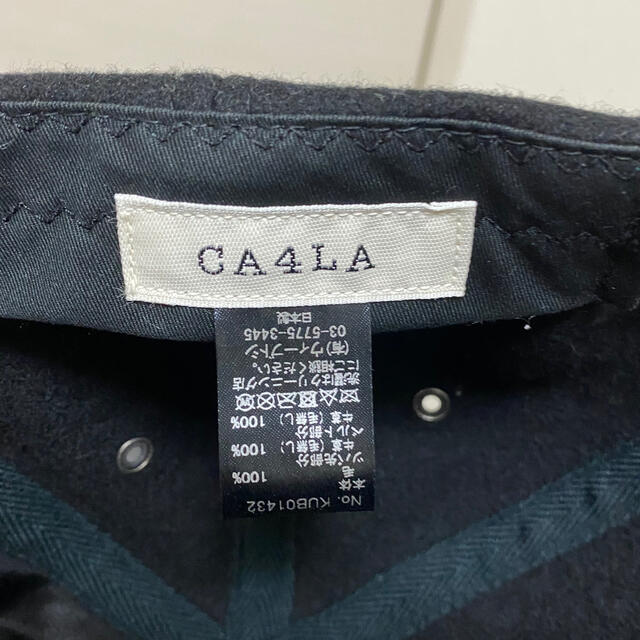 CA4LA(カシラ)のCA4LA WOOL100S CAP No. KUB01432 メンズの帽子(キャップ)の商品写真