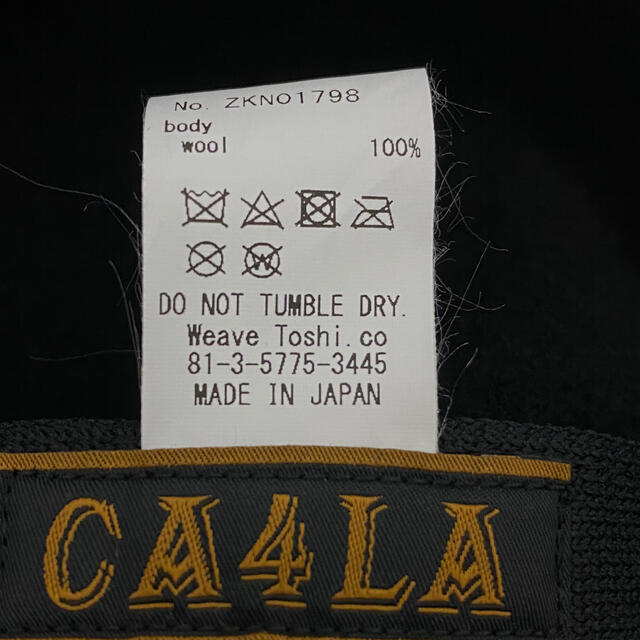 CA4LA(カシラ)のCA4LA RM BIG BERET4 メンズの帽子(ハンチング/ベレー帽)の商品写真