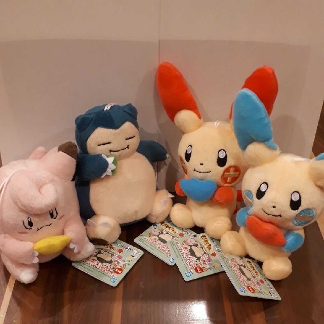 ポケモン ポケモン もぐもぐタイム ぬいぐるみ ピッピ カビゴン プラスル マイナンの通販 By Ymkz S Shop ポケモンならラクマ