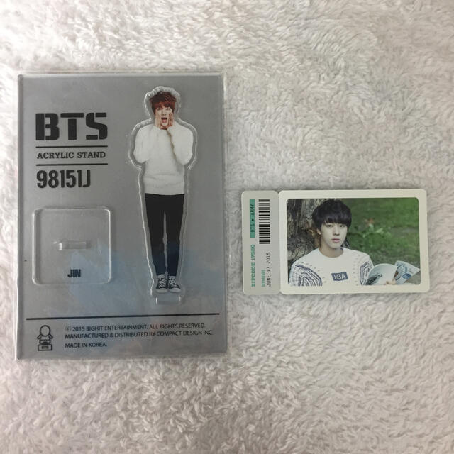 bts 2nd muster 17520 トレカ アクリルスタンド ジン