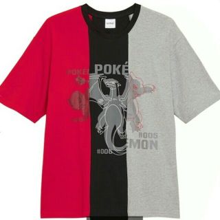 ジーユー(GU)の新品☆未使用☆タグ付き☆GU☆ポケモン☆5分袖☆コットンビッグT☆Tシャツ☆M☆(Tシャツ/カットソー(半袖/袖なし))