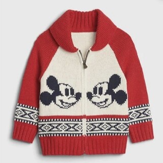 ベビーギャップ(babyGAP)のみー様　babyGap Disney Mickey Mouse セーター  90(カーディガン)