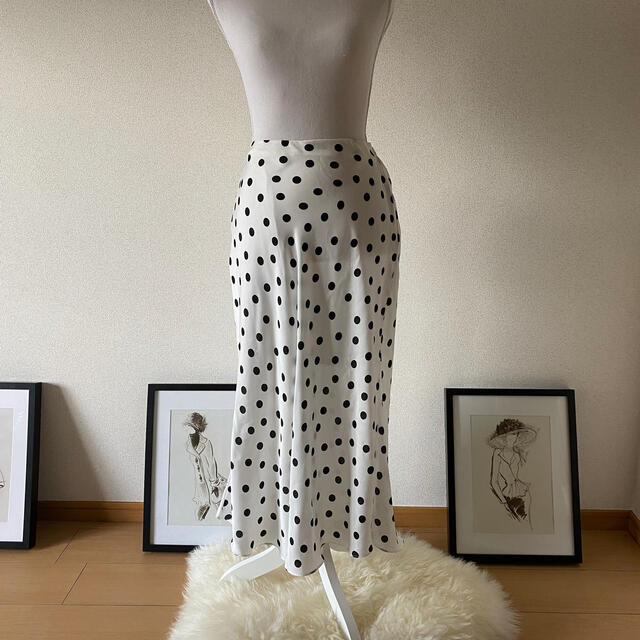 Polka dots mermaid skirt レディースのスカート(ロングスカート)の商品写真