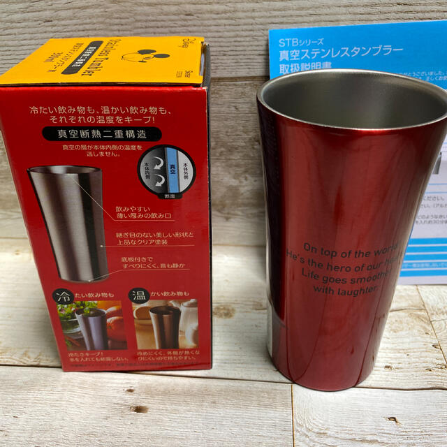 新品　真空ステンレスタンブラー　M 300ml ディズニー　ミッキー　冷　温 インテリア/住まい/日用品のキッチン/食器(タンブラー)の商品写真