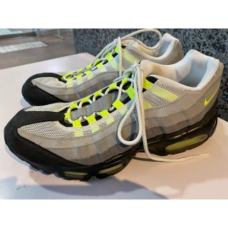 ナイキ(NIKE)の2009 NIKE AIR MAX 95 イエローグラデ US12(スニーカー)