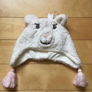 ベビーギャップ(babyGAP)の【新品】babyGAP　ファー帽子　くま(帽子)