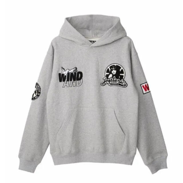 wind and sea hysteric glamour hoodieパーカー