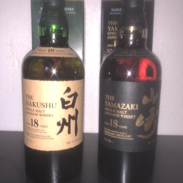 サントリー - サントリー山崎18年 白州18年