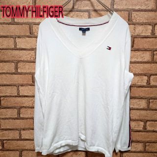 トミーヒルフィガー(TOMMY HILFIGER)のTOMMY HILFIGER トミーヒルフィガー Vネック ニット(ニット/セーター)