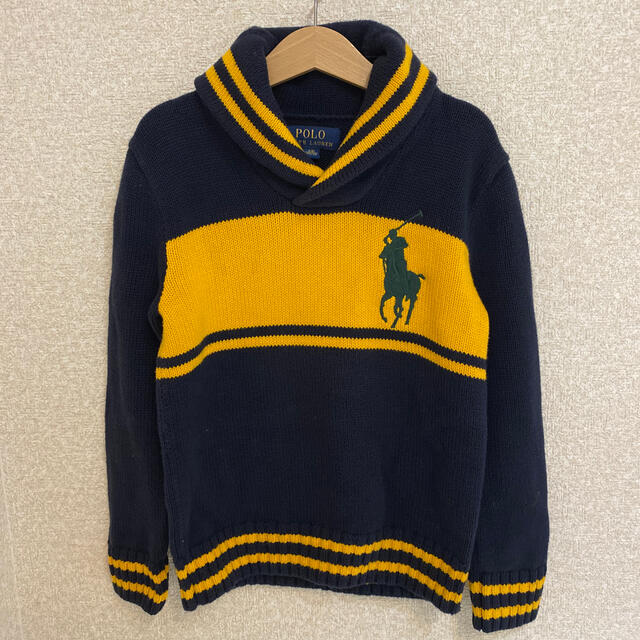 POLO RALPH LAUREN(ポロラルフローレン)のKITTY様専用　ポロラルフローレン　綿セーター　140cm キッズ/ベビー/マタニティのキッズ服男の子用(90cm~)(Tシャツ/カットソー)の商品写真