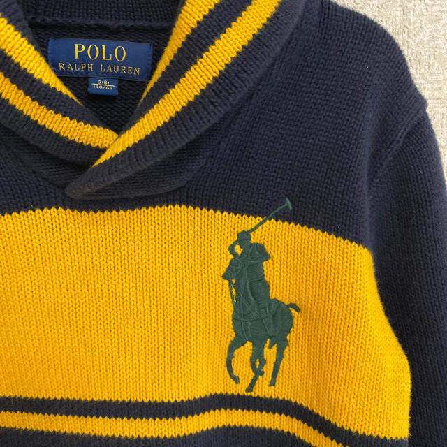 POLO RALPH LAUREN(ポロラルフローレン)のKITTY様専用　ポロラルフローレン　綿セーター　140cm キッズ/ベビー/マタニティのキッズ服男の子用(90cm~)(Tシャツ/カットソー)の商品写真