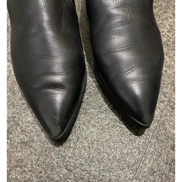 STUDIOUS(ステュディオス)のSTUDIOUS ローファー ブラック サイドゴアメンズライク レディースの靴/シューズ(ローファー/革靴)の商品写真