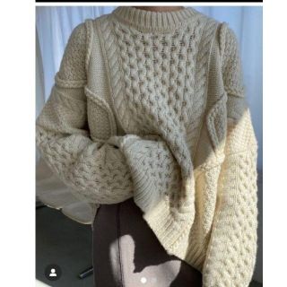 ステュディオス(STUDIOUS)のCLANE 　3D CABLE WIDE KNIT TOPS　クラネ　ニット(ニット/セーター)