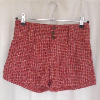 アナップミンピ(anap mimpi)のツイード生地/short pants(ショートパンツ)