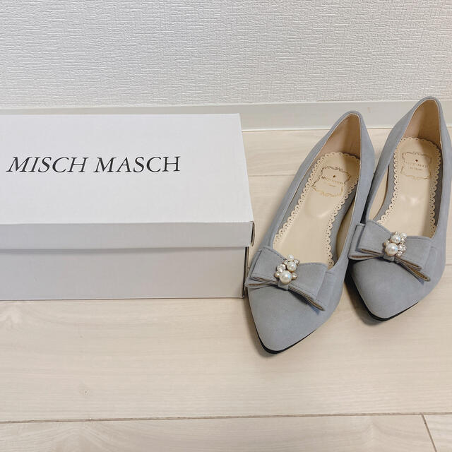 MISCH MASCH(ミッシュマッシュ)のミッシュマッシュビジューリボンパンプス レディースの靴/シューズ(ハイヒール/パンプス)の商品写真