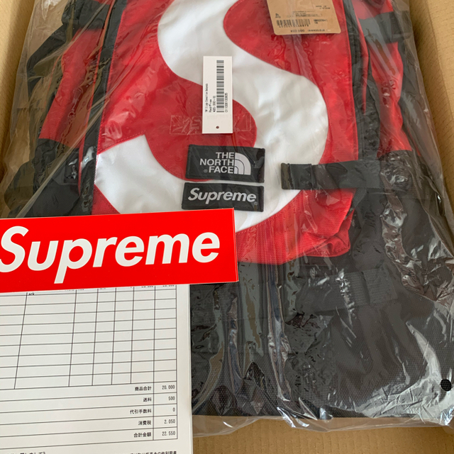 Supreme North Face S Logo Back Pack 赤