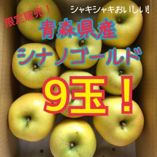 青森県産❗シナノゴールド❗大玉9玉❗(フルーツ)