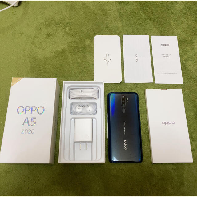 大人気商品 OPPO a5 2020 64GB SIMフリー グリーン - スマートフォン本体