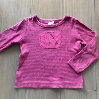 プチバトー(PETIT BATEAU)のプチバトー  ロンT トップス 2ans / 86cm(シャツ/カットソー)