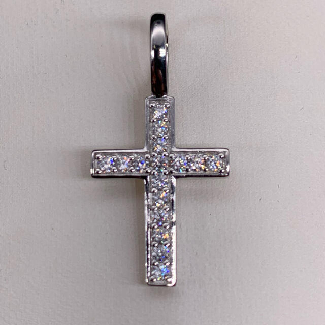 シルバースターリングシルバー silver925 ジルコニア 十字架 クロス ネックレス